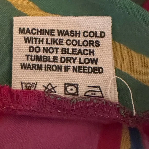 Violet Sky Vintage 80s 90s‎ super bright tropical floral blouse. Size L. NWT - Picture 12 of 12